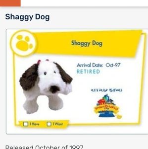 Build A Bear Shaggy Dog